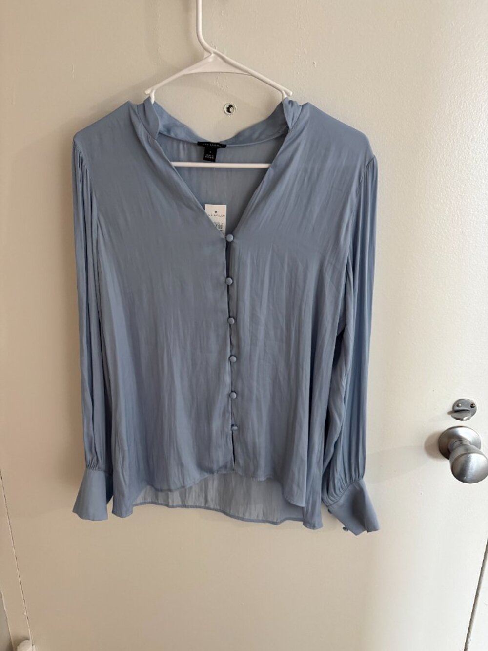 Ann Taylor Satin Blouse